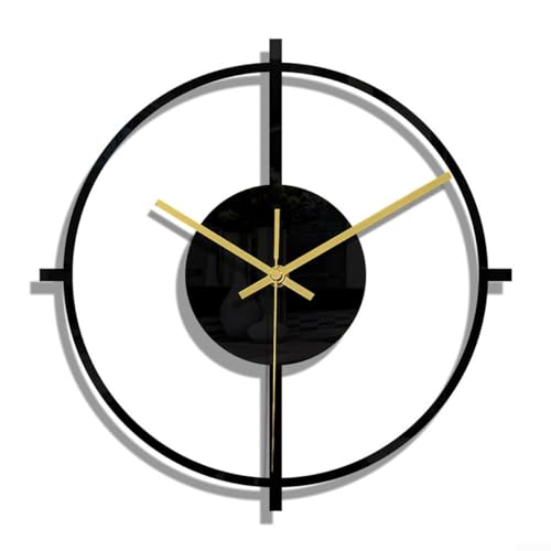 Wanduhr aus Acryl, rund, 30,5 cm, mit geräuschlosem Mechanismus für Schlafzimmer und Wohnbereich (CC305) von UTTASU