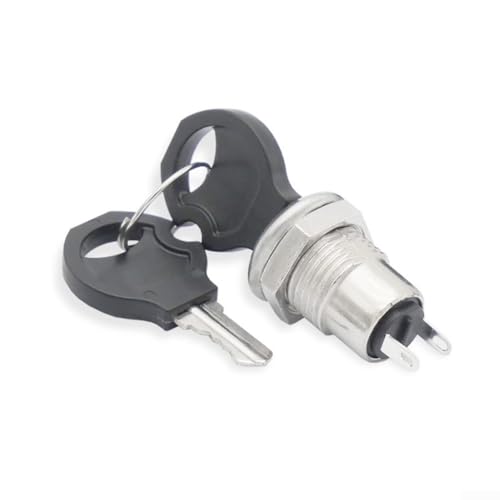 Zink Alloy Two Pin Power Lock Switch for Securing Electronic Devices and Base Station Applications (SK24-01B2) von UTTASU