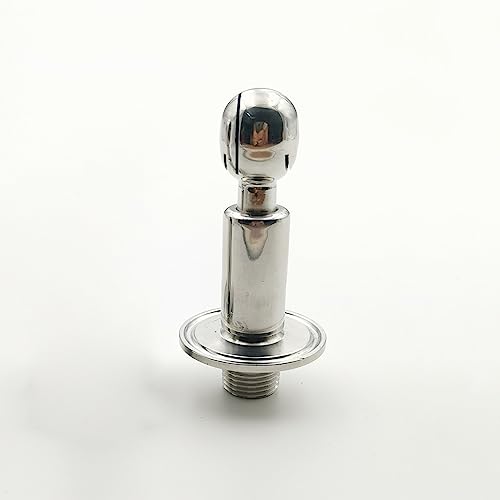 1 Stück rotierende Reinigungssprühdüse – 1,5 Zoll Tri-Clamp-Mikro-Rotationssprühkugel mit 1/2 Zoll MNPT for Waschen und Reinigen in der Fabrik von UTTDP