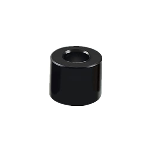 10 Stück flache Aluminium-Unterlegscheiben – runde, hohle Abstandshalter ohne Gewinde for RC-Modelle, Elektronik und Maschinen(Black,D2.1xD4xL12mm) von UTTDP