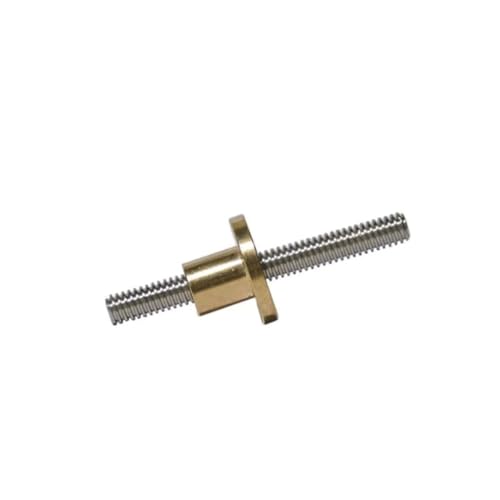 1PC 304 SS T10 Leitspindel mit Messingmutter – 14 mm Trapezspindelschraube for 3D-Drucker und Linearführungen(800mm with Nut) von UTTDP