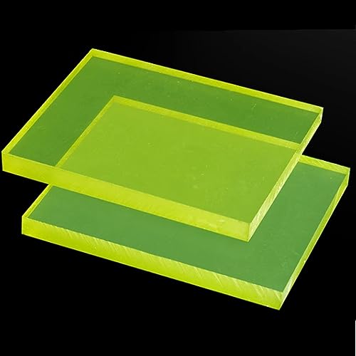 2 Stück hochfeste Polyurethanplatten for industrielle Stoßfestigkeit und Modellbau – ölbeständig, anpassbare Größen(300 * 500 * 10mm) von UTTDP