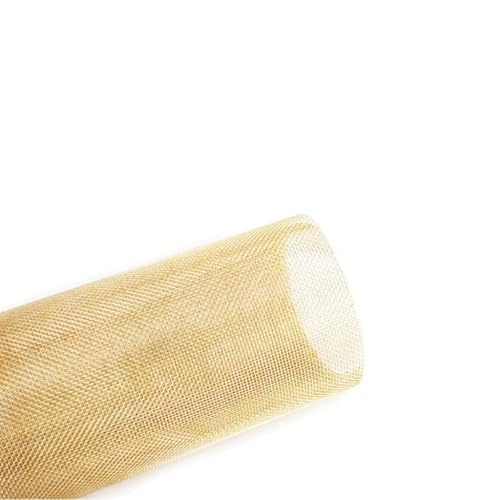 30 x 30 cm Kupferdrahtgewebe – rostfreies Messinggewebe for Handwerk und Industrie – 1 Stück(30 Mesh) von UTTDP