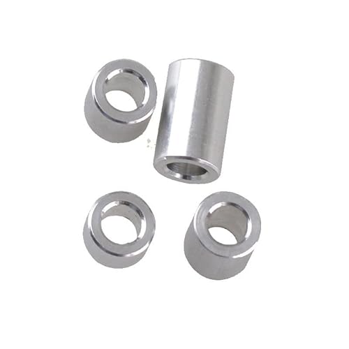Aluminium-Unterlegscheiben M2.1 M2.6 M2.7 – Abstandshalter ohne Gewinde for RC-Modelle, Elektronik, Maschinen, 10 Stück(Aluminum-D2.1xD4xL1.5mm) von UTTDP