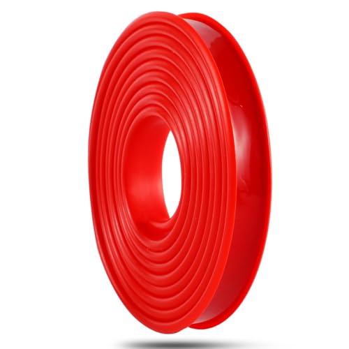 UTTDP 3 m Selbstklebende U-förmige Gummikantenleiste – Flexibler TPE-Möbelschutz for Schränke und Tische(Red,18mm) von UTTDP
