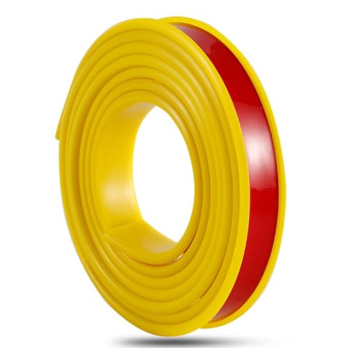 UTTDP 3 m Selbstklebende U-förmige Gummikantenleiste – Flexibler TPE-Möbelschutz for Schränke und Tische(Yellow,18mm) von UTTDP