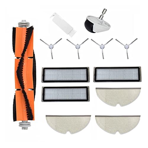 UTVTNPUKM Hauptrolle Seitenbürsten Moppping Tuch Filter Reinigungsbürstenrad Ersetzen Sie Fit for Xiaomi Fit for Dreame D9 l10. Pro-Roboter-Staubsauger von UTVTNPUKM