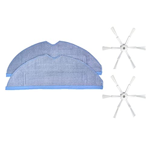 UTVTNPUKM MOP Tuch Rand Pinselzubehör Roboter Staubsauger Wischtücher Ersatzteile Fit for Xiaomi Roborock S7 S7MAX S7MAXV S70 S75 Staubsaugerzubehör(Kit 1) von UTVTNPUKM