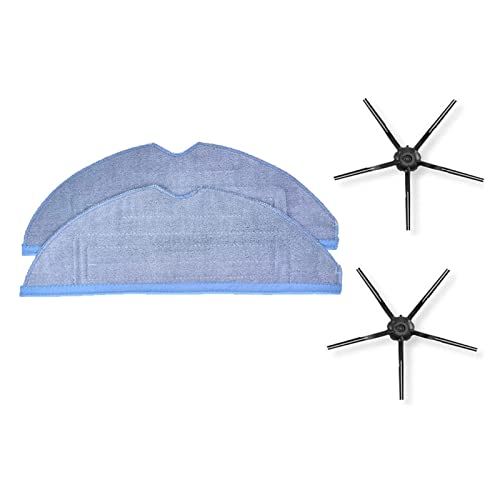 UTVTNPUKM MOP Tuch Rand Pinselzubehör Roboter Staubsauger Wischtücher Ersatzteile Fit for Xiaomi Roborock S7 S7MAX S7MAXV S70 S75 Staubsaugerzubehör(Kit 2) von UTVTNPUKM