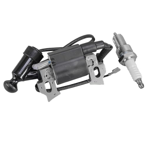 UTVTNPUKM Rasenmäher-Zündspulenmodul, Zündkerzensatz, passend for Einhell GH-PM 46/1 S, GH-PM 40P, GC-PM 46/1 S Rasenmäher Ersetzen Sie die Zündspule von UTVTNPUKM