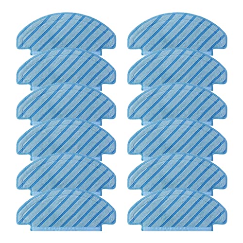 UTVTNPUKM Roboter-Staubsauger-Mop-Pad-Mopp-Tuch-Ersatzteile fit for Ecovacs deebot ozmo t8 Max T8 AIVI T9 max(12pcs) von UTVTNPUKM