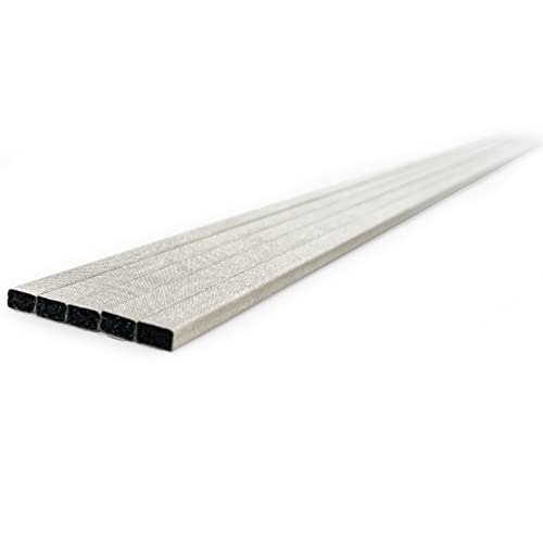 TOJOIN 5 Stück leitfähige Schaumstoff-Streifen/Streifen aus leitendem Schaumstoff, RF Faraday Foam Gasket Covered in High-Shielding Conductive Fabric for Seal RF Enclosures/RF Shield Box von UU TOJOIN