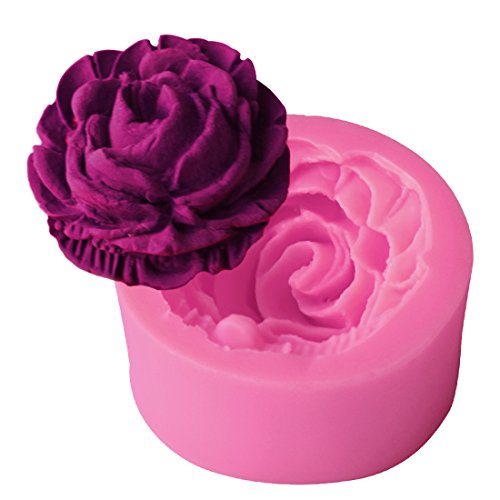 UU19EE 3D Silikon Backform Rose Blume Silikon Form Fondant Geschenk Dekorieren Schokolade Cookie Seife Polymer Clay Harz Backformen von UU19EE