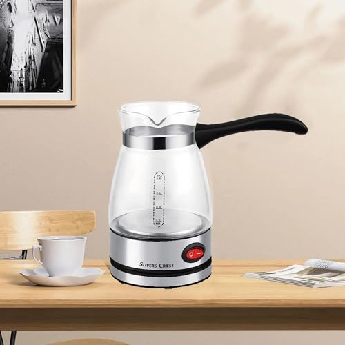 UUE Kaffeekannen, 600W Türkischer Kaffeekocher, 500ml Mokkakanne, Kaffeemaschine, Kaffeezubereiter, Mokkakocher, elektrisch Kaffeekanne, Espressokocher für Reisen oder Camping UUE Kaffeekannen, 600W Türkischer Kaffeekocher, 500ml Mokkakanne, Kaffeemaschine, Kaffeezubereiter, Mokkakocher, elektrisch Kaffeekanne, Espressokocher für Reisen oder Camping von UUE