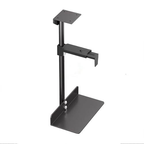 UUE PC Halterung unter Schreibtisch Computer PC Halterung Höhenverstellbar Rechner Aufhängung für Untertisch bis 30 kg Server Rack Gehäuse Computer-Halterung Halter für den meisten Hosts, Schwarz UUE PC Halterung unter Schreibtisch Computer PC Halterung Höhenverstellbar Rechner Aufhängung für Untertisch bis 30 kg Server Rack Gehäuse Computer-Halterung Halter für den meisten Hosts, Schwarz von UUE