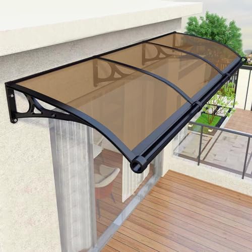 Vordach Für Haustür,Polycarbonat Bogenvordach für Balkon Fenster,Mit Beidseitiger Abfluss Regenrinne,Aluminium Haustürdach Überdachung Türdach Pultbogenvordach,FüR Terrasse Garten HauseingangTraufe Vordach Für Haustür,Polycarbonat Bogenvordach für Balkon Fenster,Mit Beidseitiger Abfluss Regenrinne,Aluminium Haustürdach Überdachung Türdach Pultbogenvordach,FüR Terrasse Garten HauseingangTraufe von UULBDCD