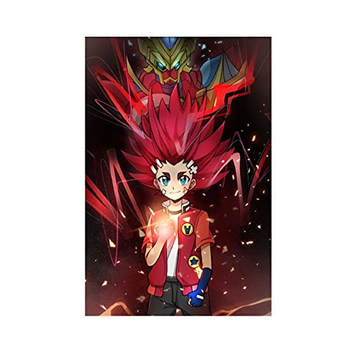 UUYY Beyblade Anime Xander Shakadera 2 Leinwandposter Wandkunst Dekor Druck Bild Gemälde für Wohnzimmer Schlafzimmer Dekoration Rahmen: 30 x 45 cm von UUYY