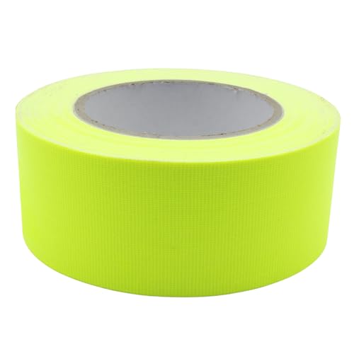 UV Floor – Gaffer-Klebeband, fluoreszierend, 50 mm x 25 m – Gaffer Premium-Qualität – fluoreszierendes Zubehör – Party – dekoratives Klebeband von UV FLOOR UVFLOOR