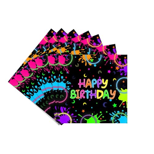 40 Stück Happy Birthday Party Servietten, 33x33cm Papier Party Servietten, Bunt Servietten Einweg Bunte Thema Dekorationen Zubehör für Junge Mädchen Geburtstag Party Deko 40 Stück Happy Birthday Party Servietten, 33x33cm Papier Party Servietten, Bunt Servietten Einweg Bunte Thema Dekorationen Zubehör für Junge Mädchen Geburtstag Party Deko von UV STYLISH