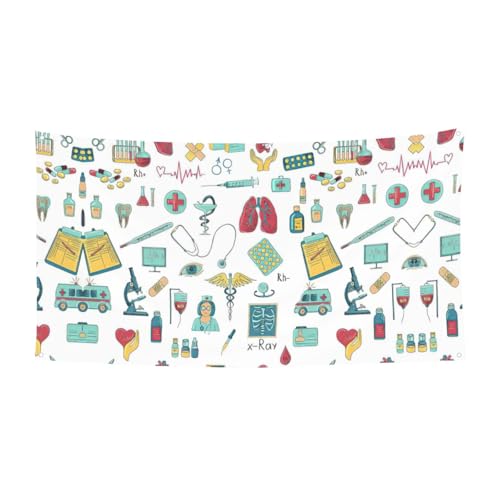 Abstraktes Muster Druck Halloween hängende Banner Dekorationen, Partyzubehör für Familientreffen, passend für Boote und Gärten von UVBDF