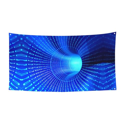 Blauer Hippie-Kunstdruck Halloween hängende Banner Dekorationen Partyzubehör für Familientreffen, passend für Boote, Gärten Blauer Hippie-Kunstdruck Halloween hängende Banner Dekorationen Partyzubehör für Familientreffen, passend für Boote, Gärten von UVBDF