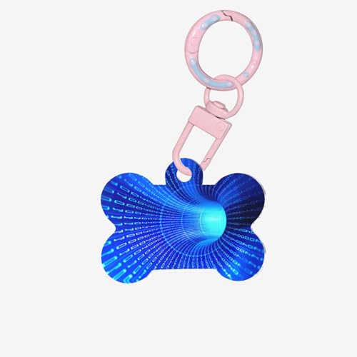 Blue Hippie Art Printing Fashion Dog Tags Acrylic Keychain Dog Bone Shape Double Sided Pattern Tags for Dogs and Cats Blue Hippie Art Printing Fashion Dog Tags Acrylic Keychain Dog Bone Shape Double Sided Pattern Tags for Dogs and Cats von UVBDF