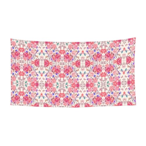 Blumen-Rose, Schmetterling, Druck, Halloween, hängende Banner, Dekorationen, Partyzubehör für Familientreffen, passend für Boote, Gärten Blumen-Rose, Schmetterling, Druck, Halloween, hängende Banner, Dekorationen, Partyzubehör für Familientreffen, passend für Boote, Gärten von UVBDF