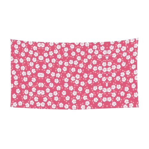 Blumen-Textur, rosa Druck, Halloween, hängende Banner, Dekorationen, Partyzubehör für Familientreffen, passend für Boote, Gärten Blumen-Textur, rosa Druck, Halloween, hängende Banner, Dekorationen, Partyzubehör für Familientreffen, passend für Boote, Gärten von UVBDF