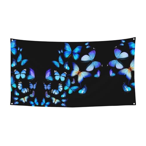 Buntes Schmetterlings-Motiv, Halloween-Dekoration, Partyzubehör für Familientreffen, passend für Boote und Gärten von UVBDF