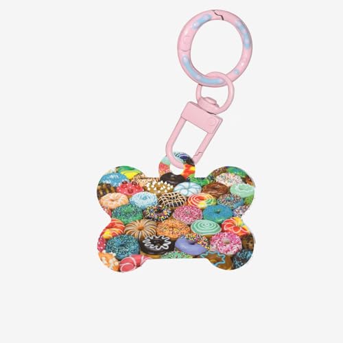 Donuts Printing Fashion Dog Tags Acrylic Keychain Dog Bone Shape Double Sided Pattern Tags for Dogs and Cats Donuts Printing Fashion Dog Tags Acrylic Keychain Dog Bone Shape Double Sided Pattern Tags for Dogs and Cats von UVBDF
