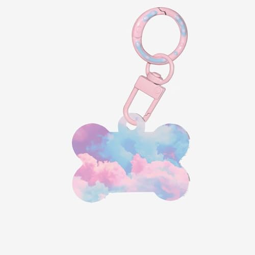Fantacy Sky Printing Fashion Dog Tags Acrylic Keychain Dog Bone Shape Double Sided Pattern Tags for Dogs and Cats Fantacy Sky Printing Fashion Dog Tags Acrylic Keychain Dog Bone Shape Double Sided Pattern Tags for Dogs and Cats von UVBDF