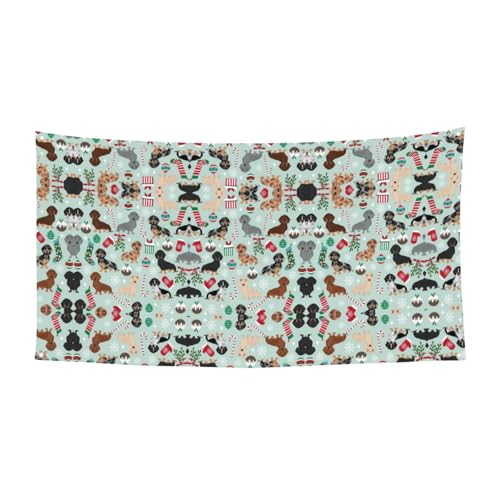 Hunde-Flora-Druck, Halloween, hängende Banner, Dekorationen, Partyzubehör für Familientreffen, passend für Boote, Gärten von UVBDF