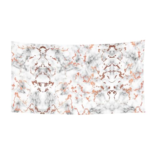 Marmor-Textur, Kupferspritzer, Druck, Halloween, hängende Banner, Dekorationen, Partyzubehör für Familientreffen, passend für Boote, Gärten von UVBDF