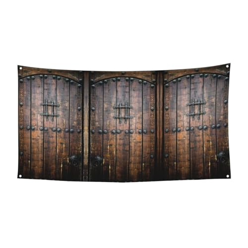 Rustikaler Stall Holztürdruck Halloween hängende Banner Dekorationen Partyzubehör für Familientreffen, passend für Boote und Gärten Rustikaler Stall Holztürdruck Halloween hängende Banner Dekorationen Partyzubehör für Familientreffen, passend für Boote und Gärten von UVBDF