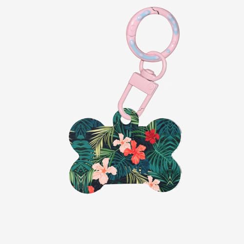 Summer Hawaiian Printing Fashion Dog Tags Acrylic Keychain Dog Bone Shape Double Sided Pattern Tags for Dogs and Cats Summer Hawaiian Printing Fashion Dog Tags Acrylic Keychain Dog Bone Shape Double Sided Pattern Tags for Dogs and Cats von UVBDF
