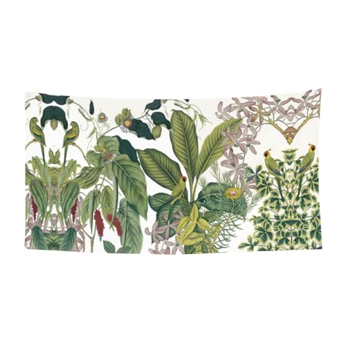 Tropische Blume Blatt Papagei Druck Halloween hängende Banner Dekorationen Partyzubehör für Familientreffen, passend für Boote Gärten Tropische Blume Blatt Papagei Druck Halloween hängende Banner Dekorationen Partyzubehör für Familientreffen, passend für Boote Gärten von UVBDF