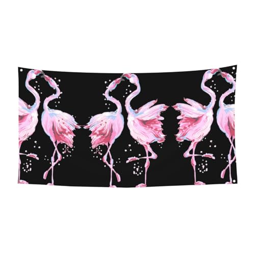 Tropische Flamingos drucken Halloween hängende Banner Dekorationen Partyzubehör für Familientreffen, passend für Boote, Gärten Tropische Flamingos drucken Halloween hängende Banner Dekorationen Partyzubehör für Familientreffen, passend für Boote, Gärten von UVBDF