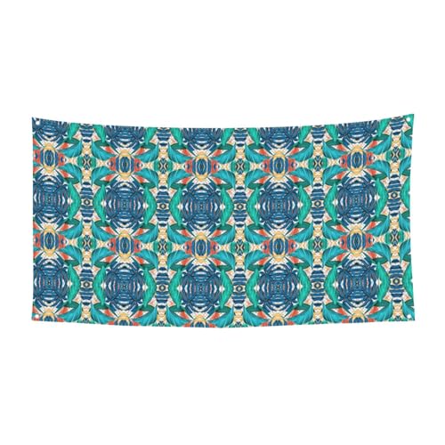 Tropisches Palmblatt-Druck, Halloween-Hänge-Banner, Dekorationen, Partyzubehör für Familientreffen, passend für Boote, Gärten von UVBDF