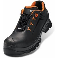 Uvex - 2 macsole® Halbschuhe S3 schwarz, orange Weite 10 Gr. 48 - Schwarz von Uvex