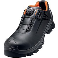 Uvex - 2 macsole® Halbschuhe S3 schwarz, orange Weite 12 Gr. 40 - Schwarz von Uvex