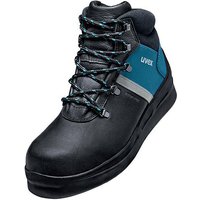 3 asphaltpro Stiefel S3 schwarz, blau Weite 10 Gr. 42 - Schwarz - Uvex von Uvex