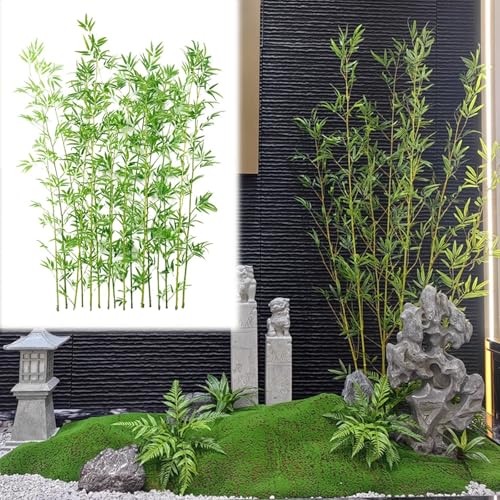 160cm Lange Bambuspflanzen, Künstlicher Bambusbaum, Wasserdicht Und Langlebig, Geeignet Für Privathaushalte, Hotels, Veranstaltungsorte Und Gewerbeflächen(40 pack) von UVPSJDE