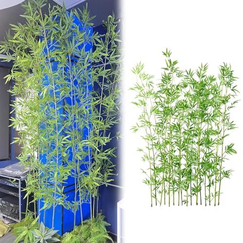 180cm Künstlicher Bambusbaum, Wasserdichte Kunstpflanze, for Sichtschutzzäune Im Innen- Und Außenbereich, Terrasse, Garten, Hof, Büro Und Gewerbliche Nutzung(20 pack) von UVPSJDE