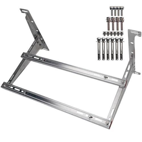 304 Edelstahl Klimaanlage Halterung, Heavy - Duty AC Outdoor Unit Mount, Rust - Proof & Shock - Absorbing, Für 9000-28000 BTU(9000-14000 BTU) von UVPSJDE