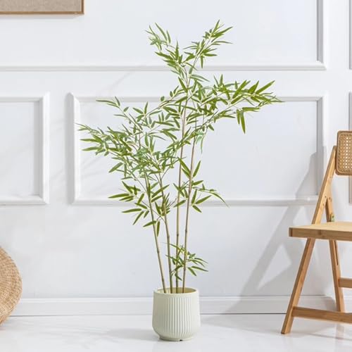 8er-Pack Kunstbambusbäume, Künstliche Zimmerpflanzen, Realistische Künstliche Topfbäume, Geeignet Für Die Dekoration Im Homeoffice(1.5m/4.9ft) von UVPSJDE