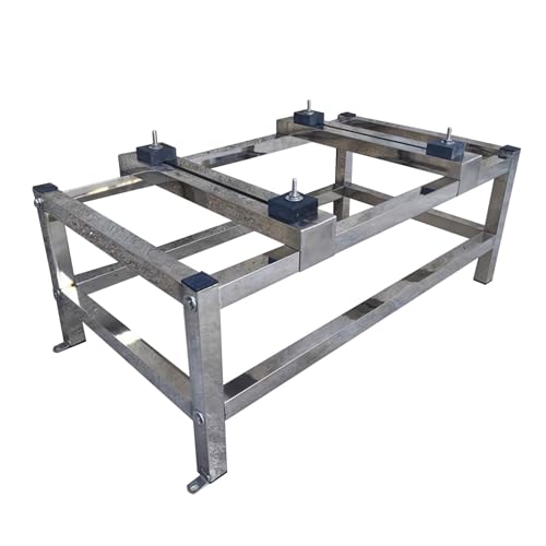 Edelstahl-Klimaanlagenständer, Hochleistungs-Klimaanlagenständer, 14000-28000 BTU, verstellbar, wasserdicht und rostfrei(90x45x50cm/35.4x17.7x19.7in) von UVPSJDE