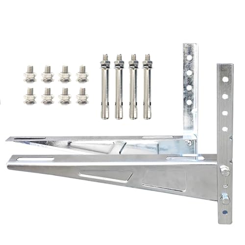 Heavy - Duty Air Conditioner Outdoor Stand, Universal Für 9000-28000 BTU AC Einheiten, 300KG Belastbarkeit, Rost - Proof & Einfache Installation(16000-18000 BTU) von UVPSJDE