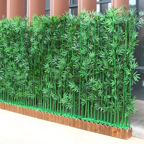 Künstliche Bambus-Sichtschutzpflanzen, 1/1,5/1,8/2 M Künstlicher Bambusbaum, Geeignet Für Den Dekorativen Sichtschutzzaun Am Eingang Zum Gartenhof(1.8m/70.9in) von UVPSJDE