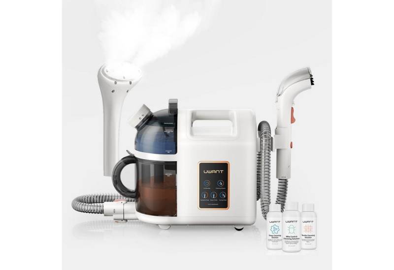 UWANT Staub-Wasch-Sauger B200 Polsterreiniger Gerät mit Dampfreinigung, Schrubbt und Saugt, 1900 W, Für Teppiche, Sofas, Vorhänge, Kleidung, 74DB, 12000Pa UWANT Staub-Wasch-Sauger B200 Polsterreiniger Gerät mit Dampfreinigung, Schrubbt und Saugt, 1900 W, Für Teppiche, Sofas, Vorhänge, Kleidung, 74DB, 12000Pa von UWANT