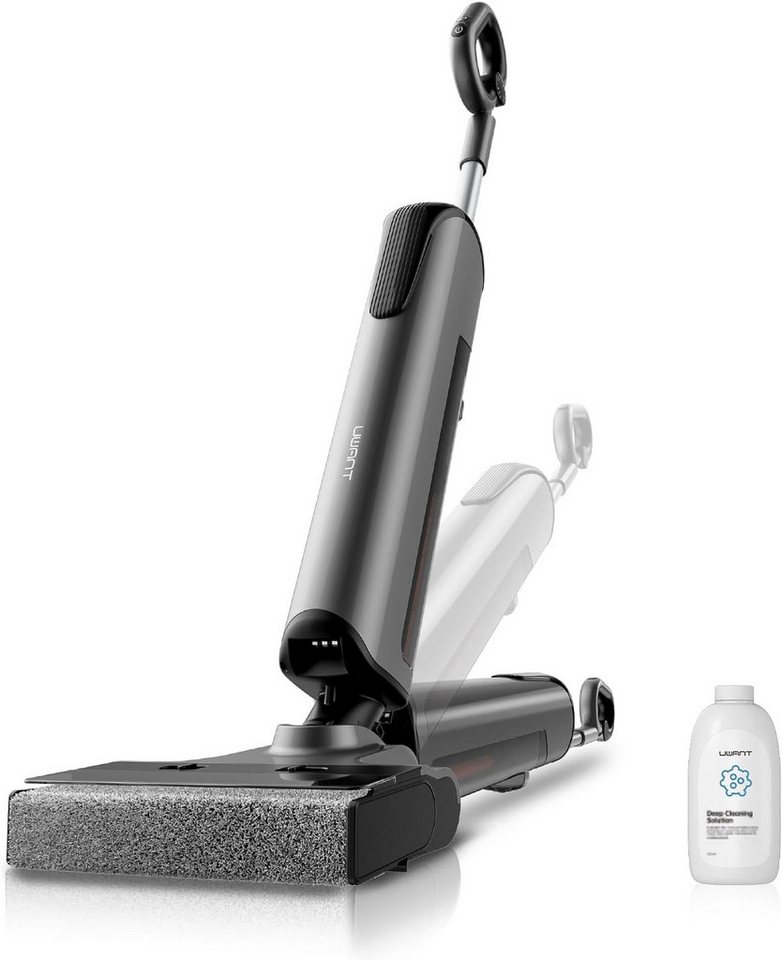 UWANT Stielstaubsauger D700 Nass und Trockensauger, intelligente Fleckerkennung,58 Dezibel, Wassertanktyp, 180° flaches Design,2mm Kantenreinigung,Stecksockel,20KPa Saugleistung von UWANT